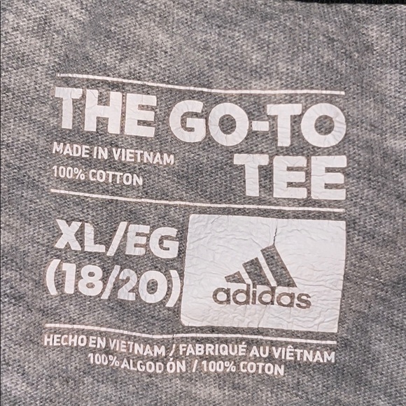 Adidas Grey Tee - Picture 2 of 2